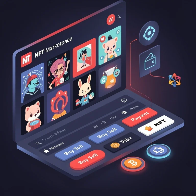 What features should an NFT marketplace include?