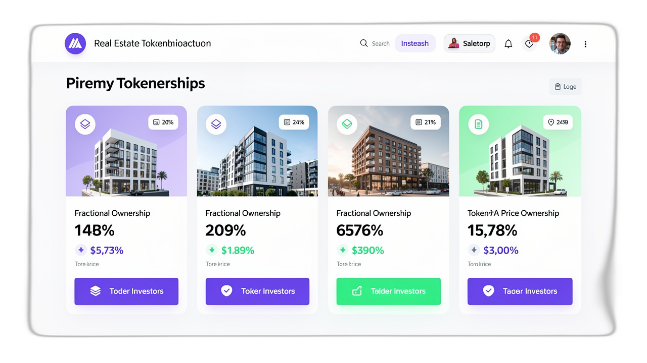 Plataforma de tokenización inmobiliaria